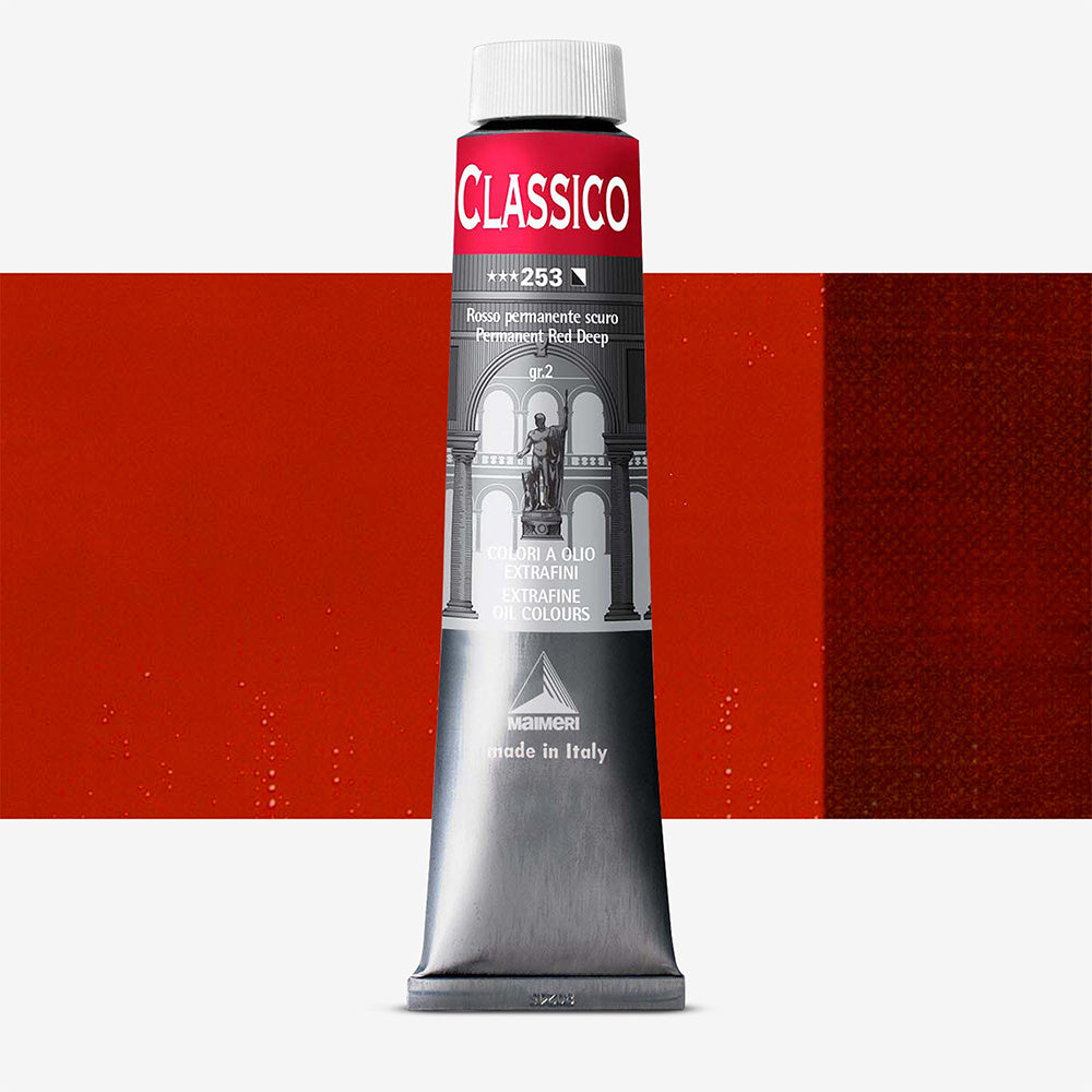 Maimeri Classico Oil Paint Permanent Red Deep