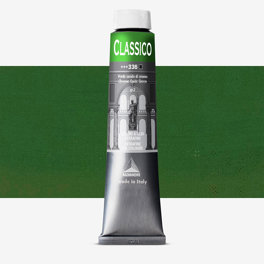 Maimeri Classico Oil Paint Chrome Oxide Green