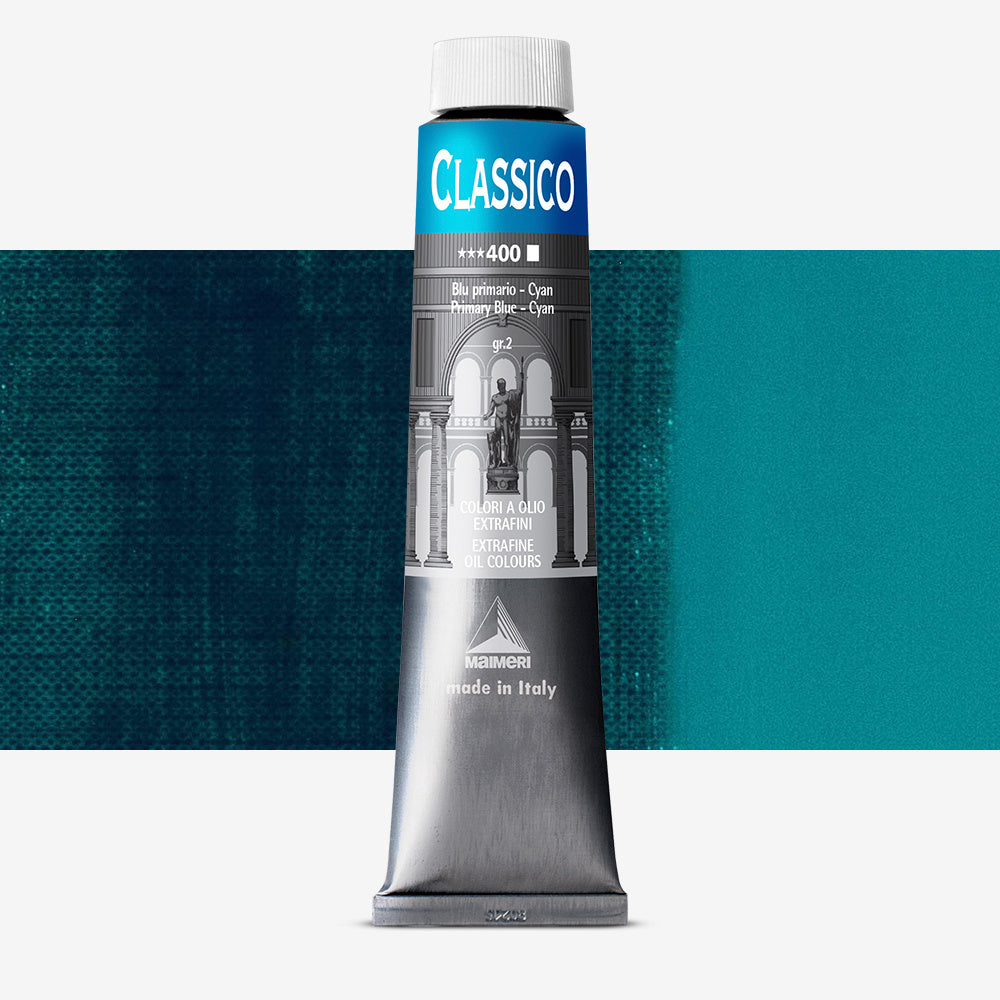 Maimeri Classico Oil Paint Primary Blue-Cyan