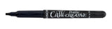Manuscript Italic Marker Set Black Set 4 SET