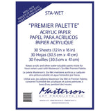 Masterson Palette Paper Refill Premier 30 Sheets 12x16"