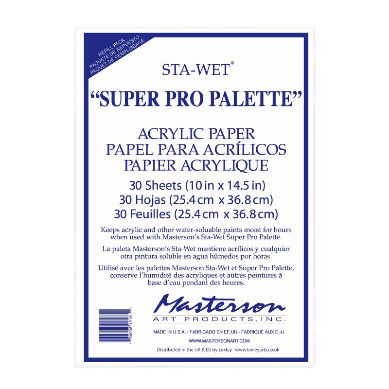 Masterson Palette Paper Refill Pro Palette 30 Sheets 11.5x15.5"
