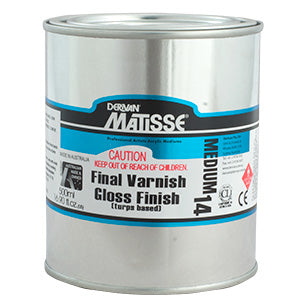 Matisse Acrylic Medium MM14 Final Varnish Gloss 500ml