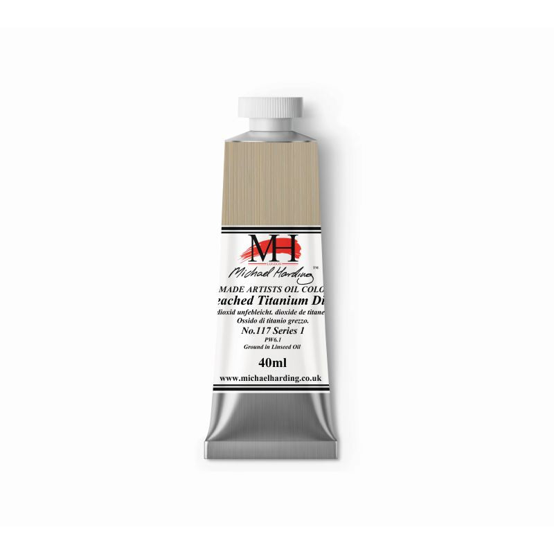 MICHAEL HARDING OIL PAINT UNBLEACHED TITANIUM DIOXIDE