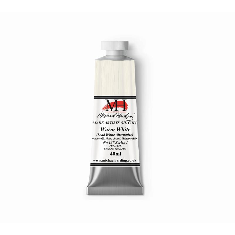 MICHAEL HARDING OIL PAINT WARM WHITE (LEAD WHITE ALTERNATIVE)