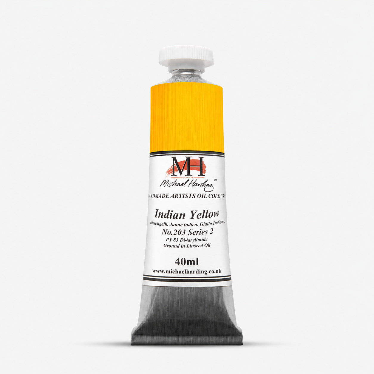 MICHAEL HARDING OIL PAINT INDIAN YELLOW