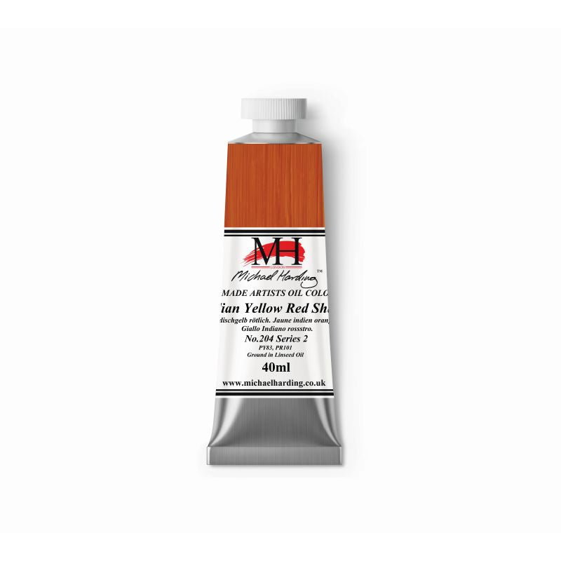 MICHAEL HARDING OIL PAINT INDIAN YELLOW RED SHADE