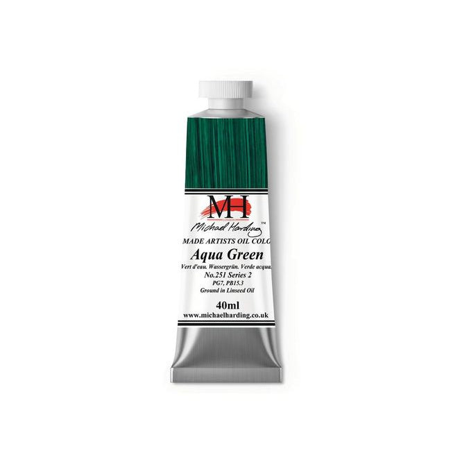 MICHAEL HARDING OIL PAINT AQUA GREEN