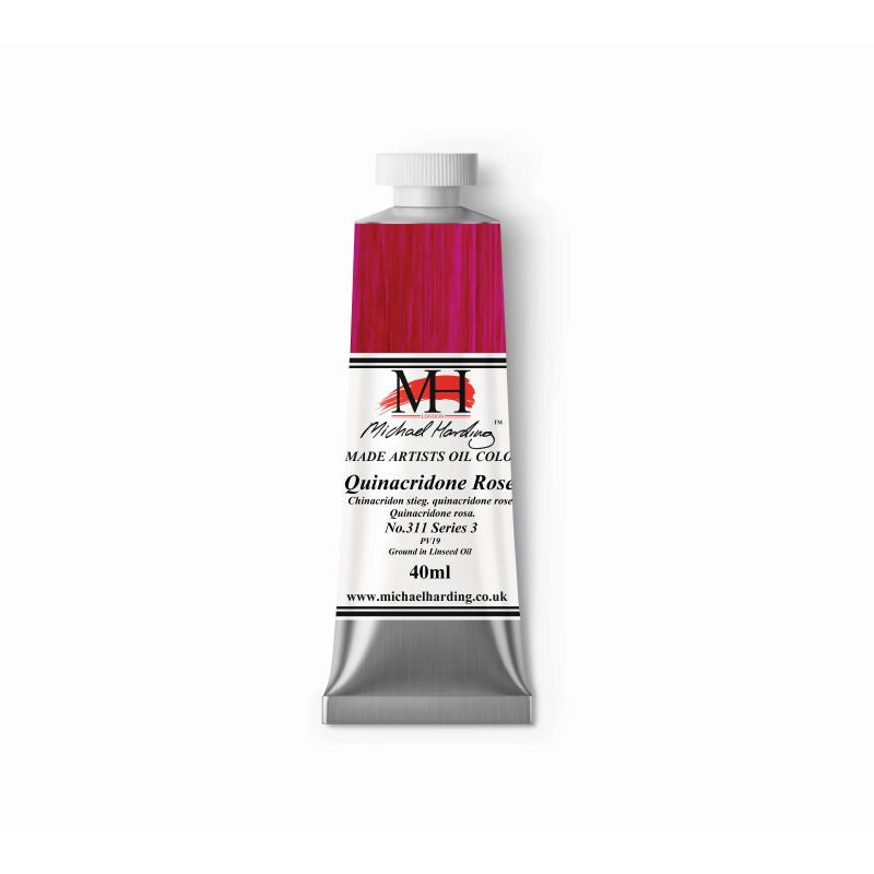 MICHAEL HARDING OIL PAINT QUINACRIDONE ROSE