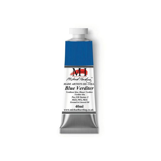 MICHAEL HARDING OIL PAINT BLUE VERDITER
