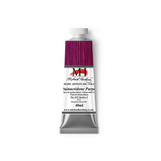 MICHAEL HARDING OIL PAINT QUINACRIDONE PURPLE