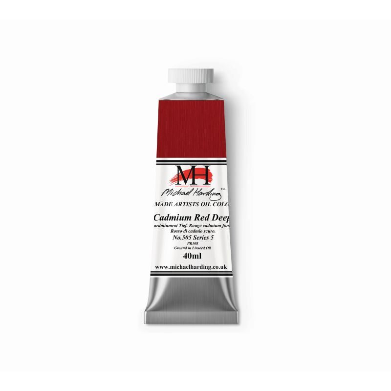 MICHAEL HARDING OIL PAINT CADMIUM RED DEEP