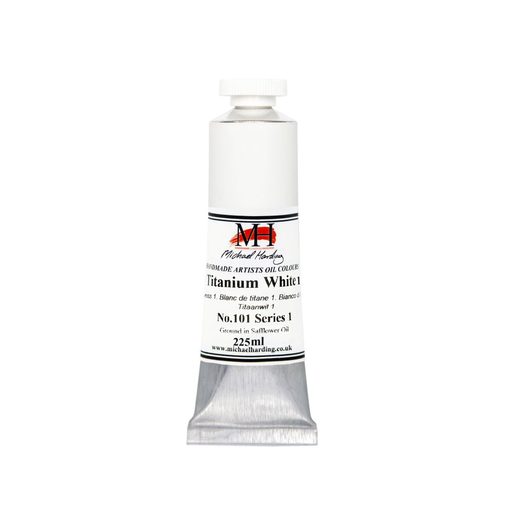 Michael Harding Oil Paint Titanium White No. 1 (Safflower Oil) 225ml