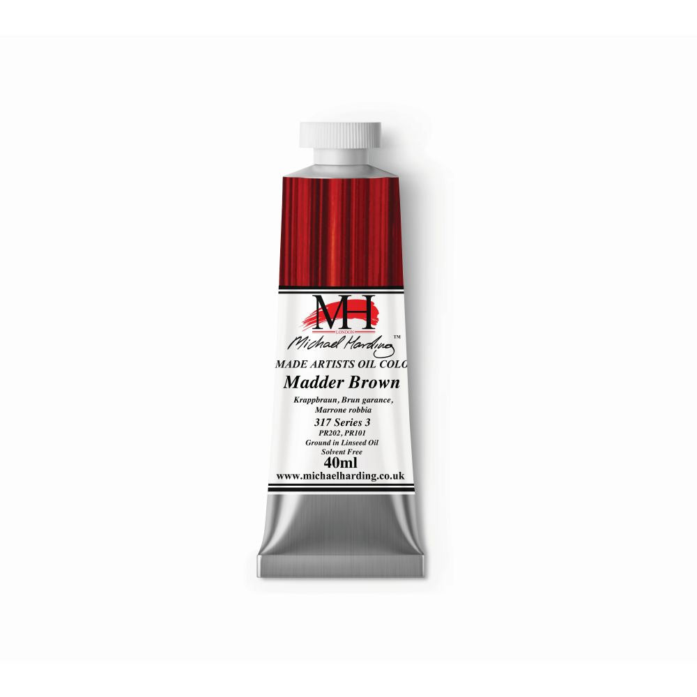 Michael Harding Oil Paint Madder Brown 40ml