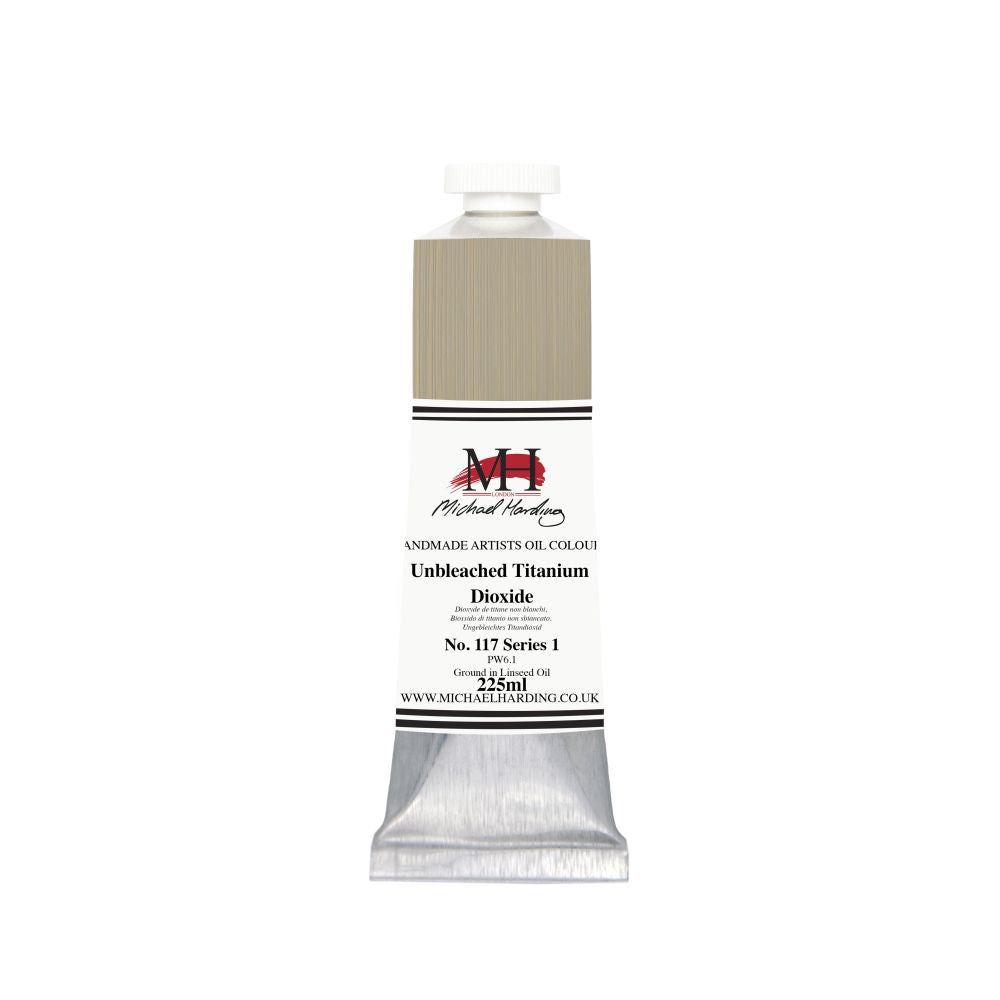Michael Harding Oil Paint Unbleached Titanium Dioxide 225ml