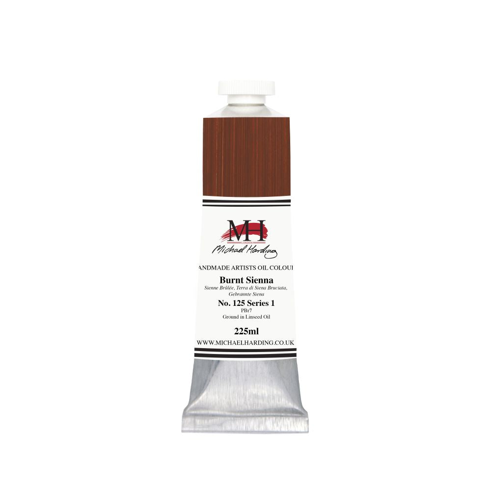 Michael Harding Oil Paint Burnt Sienna 225ml