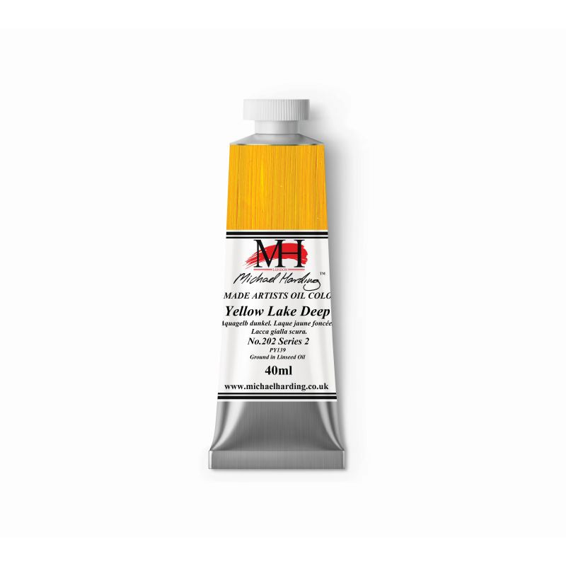 Michael Harding Oil Paint Yellow Lake Deep 40ml