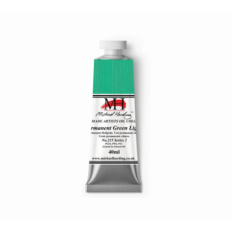 Michael Harding Oil Paint Permanent Green Light 40ml