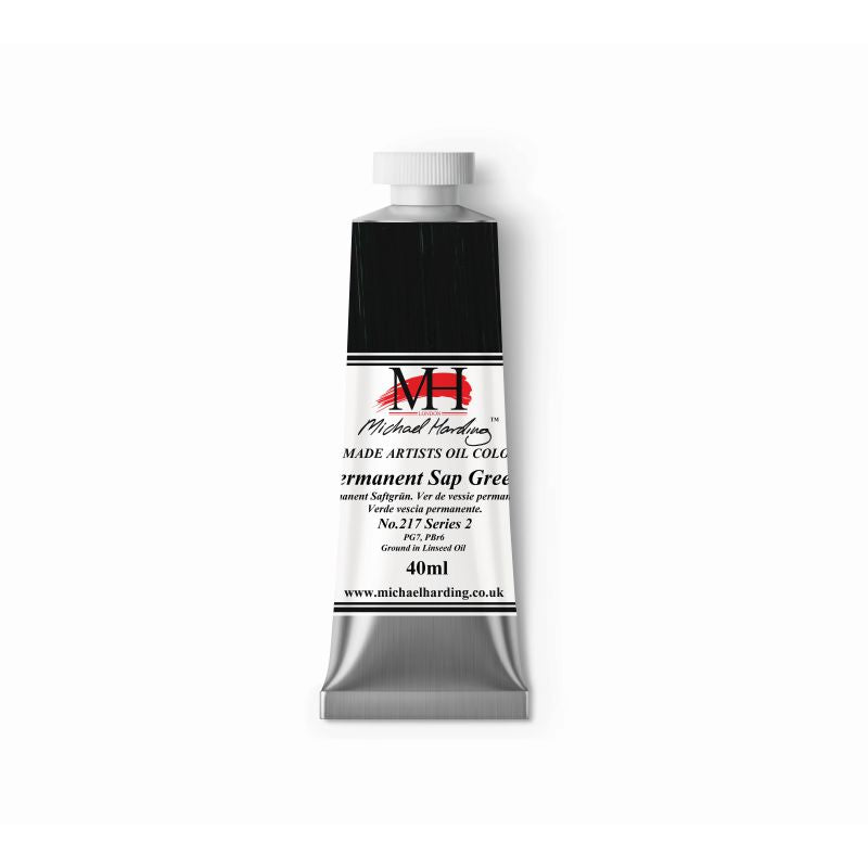 Michael Harding Oil Paint Permanent Sap Green 40ml