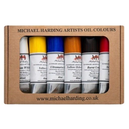 Michael Harding Oil Paint Introductory Set 6 SET