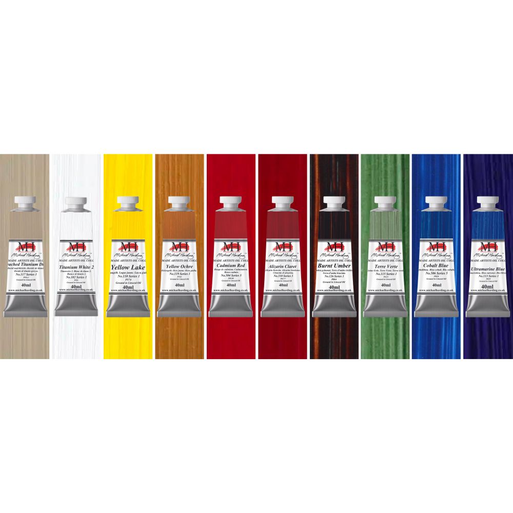 Michael Harding Oil Paint Plein Air Painter Set 10 SET
