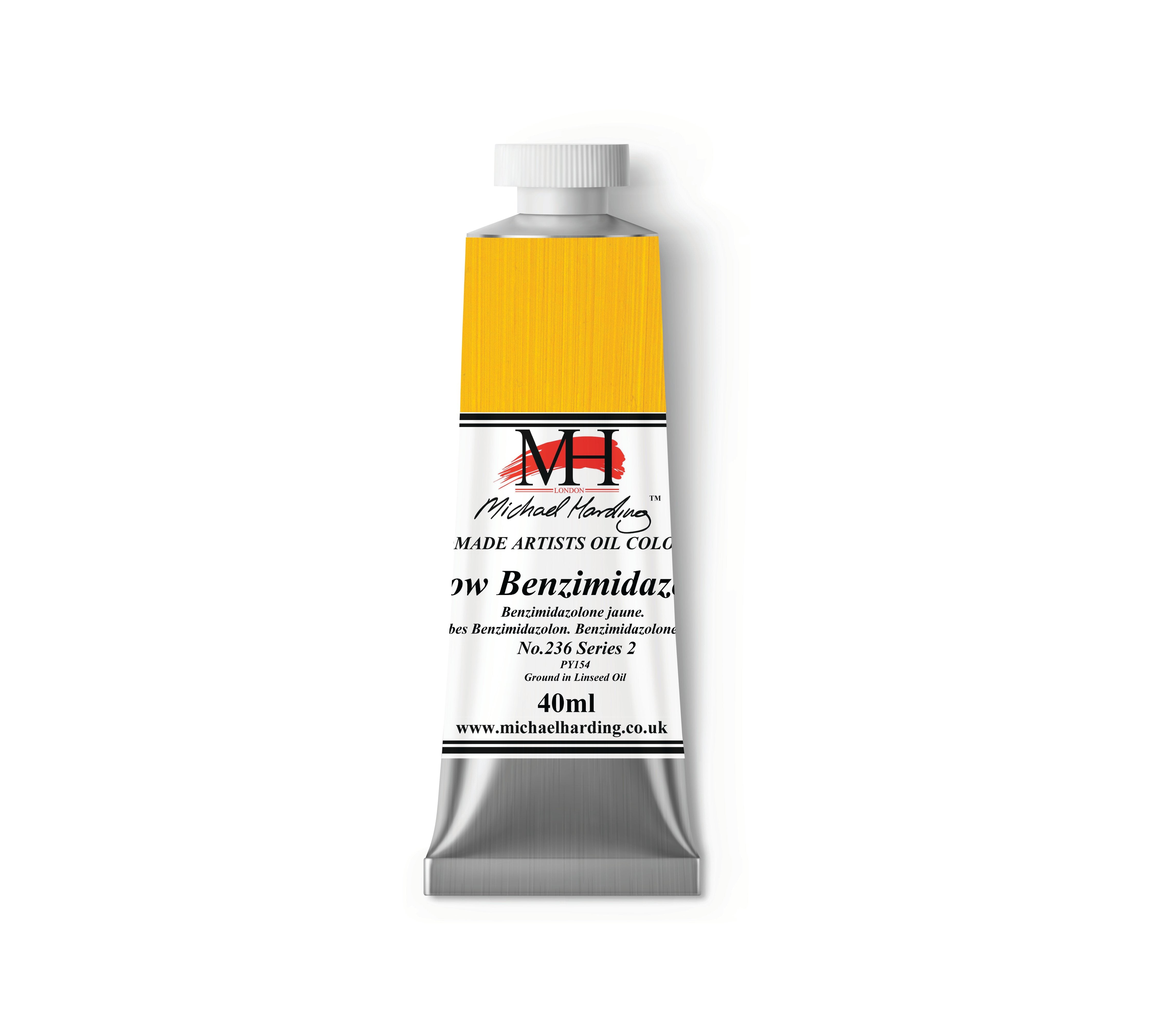 Michael Harding Oil Paint Yellow Benzimidazolone 40ml