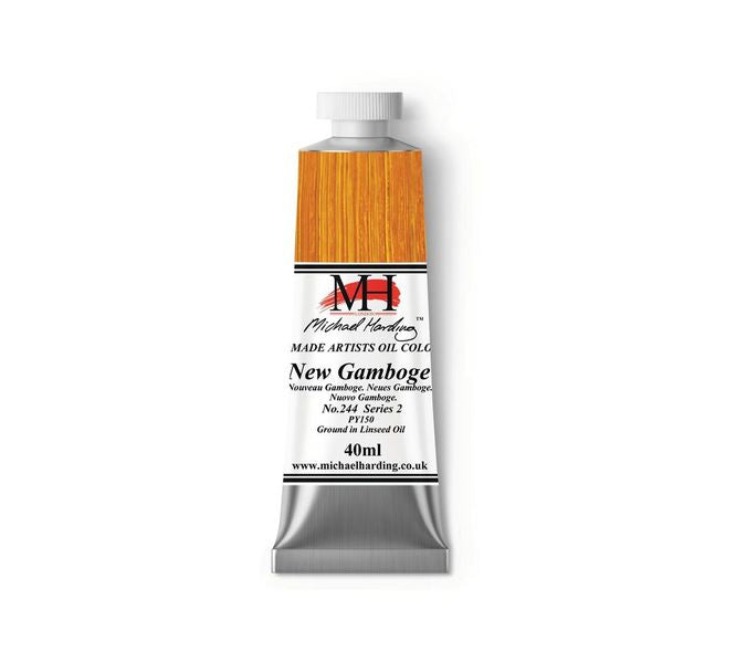 Michael Harding Oil Paint New Gamboge 40ml