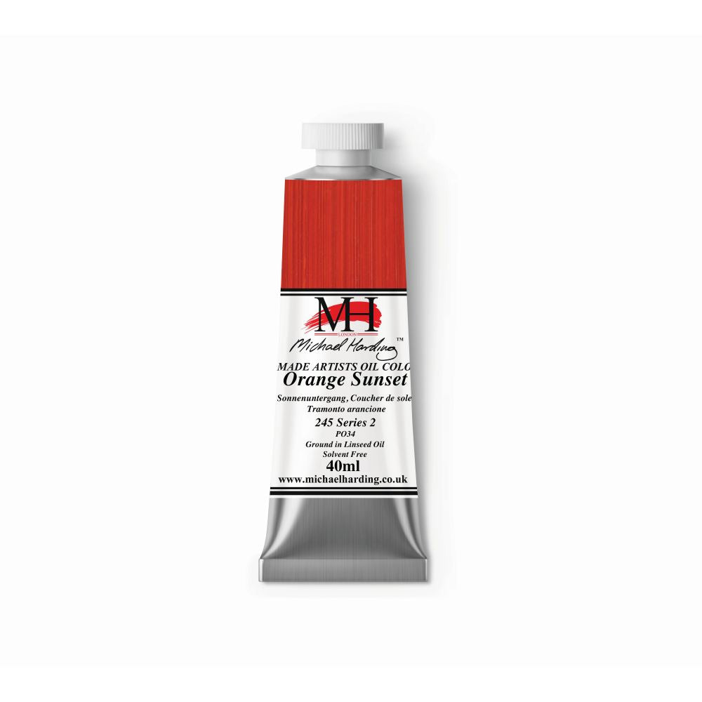 Michael Harding Oil Paint Orange Sunset 60ml