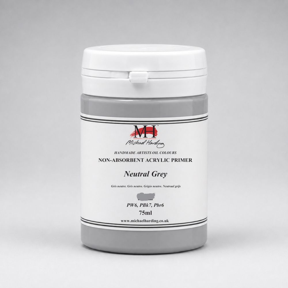 Michael Harding Oil Medium NON-ABSORBENT ACRYLIC PRIMER NEUTRAL GREY
