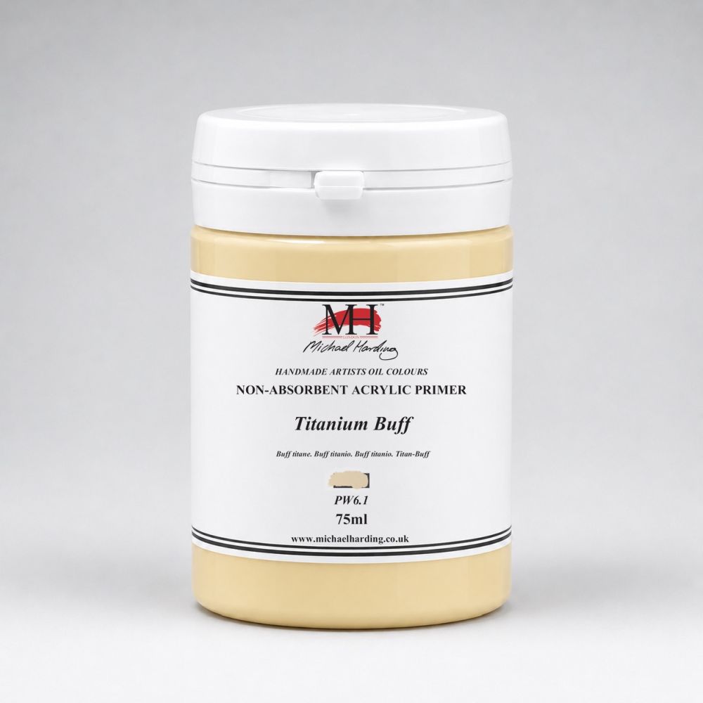 Michael Harding Oil Medium NON-ABSORBENT ACRYLIC PRIMER TITANIUM BUFF