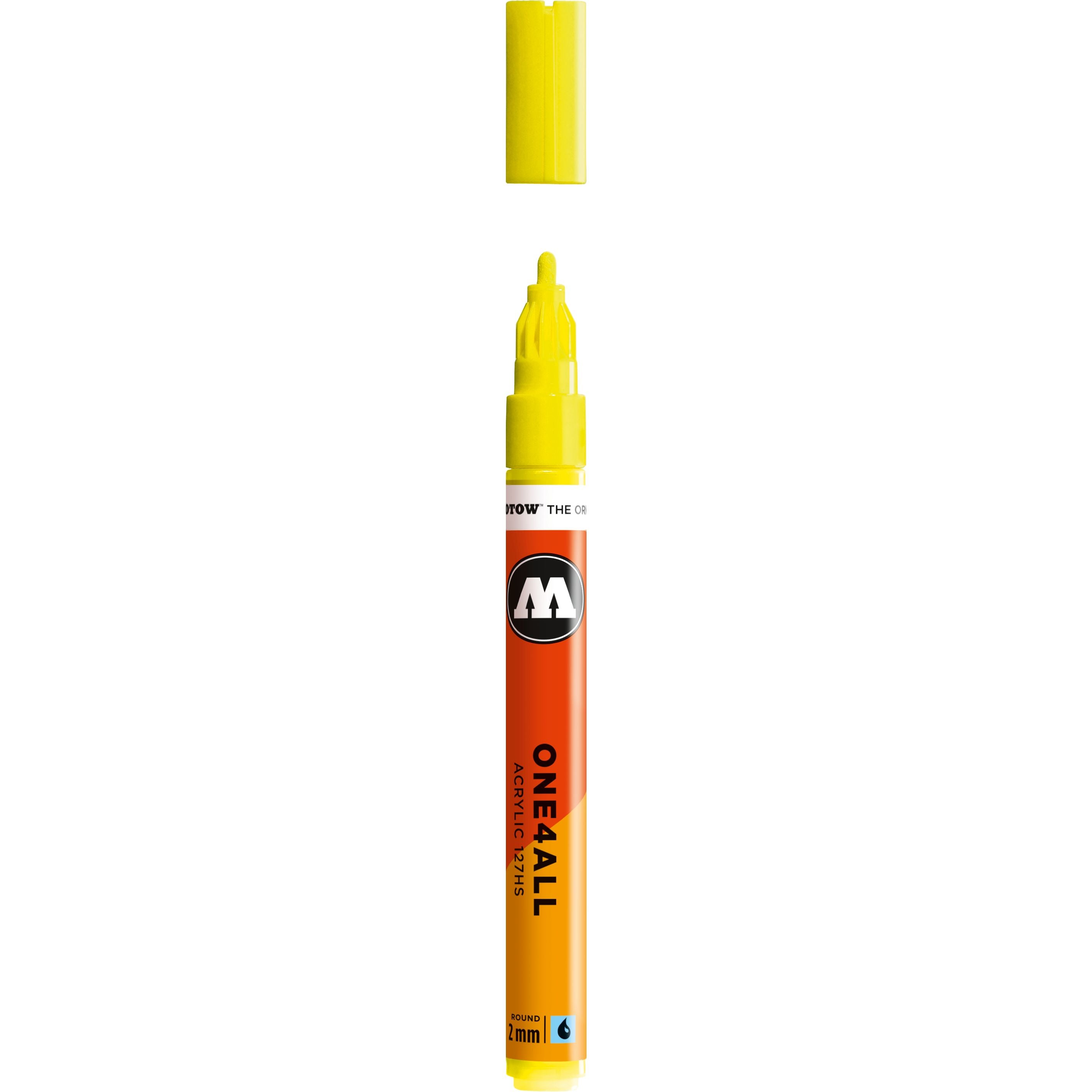 Molotow One4All Paint Marker #220 Neon Yellow Fluorescent