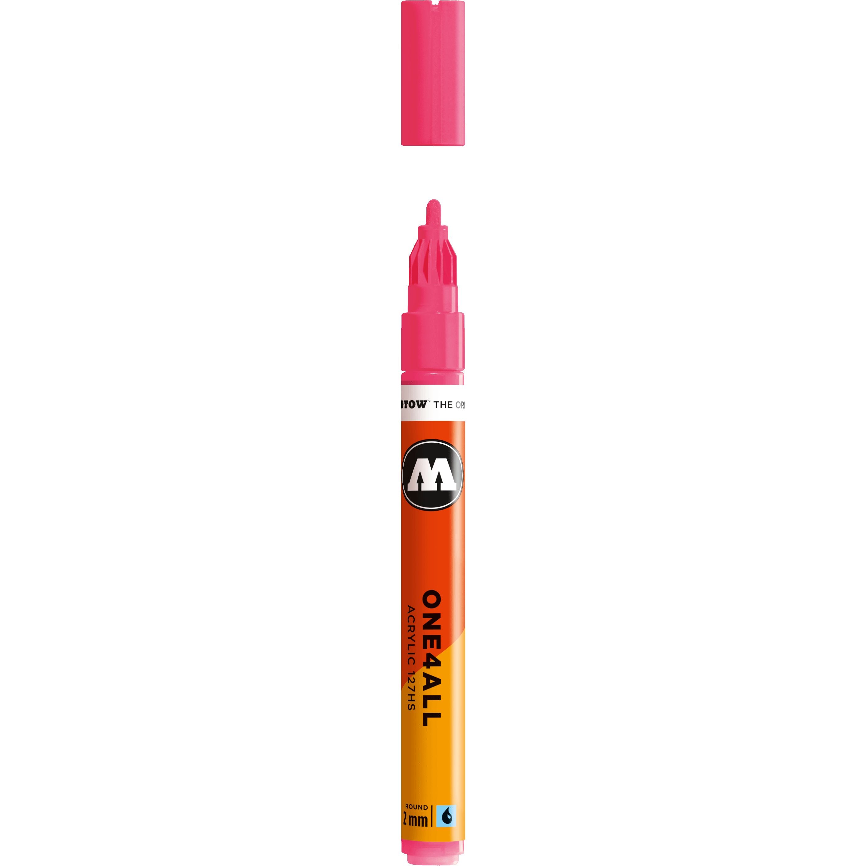 Molotow One4All Paint Marker #262 Neon Red Fluorescent