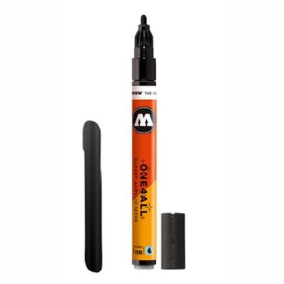 Molotow One4All Paint Marker #252 Black Glossy 2mm