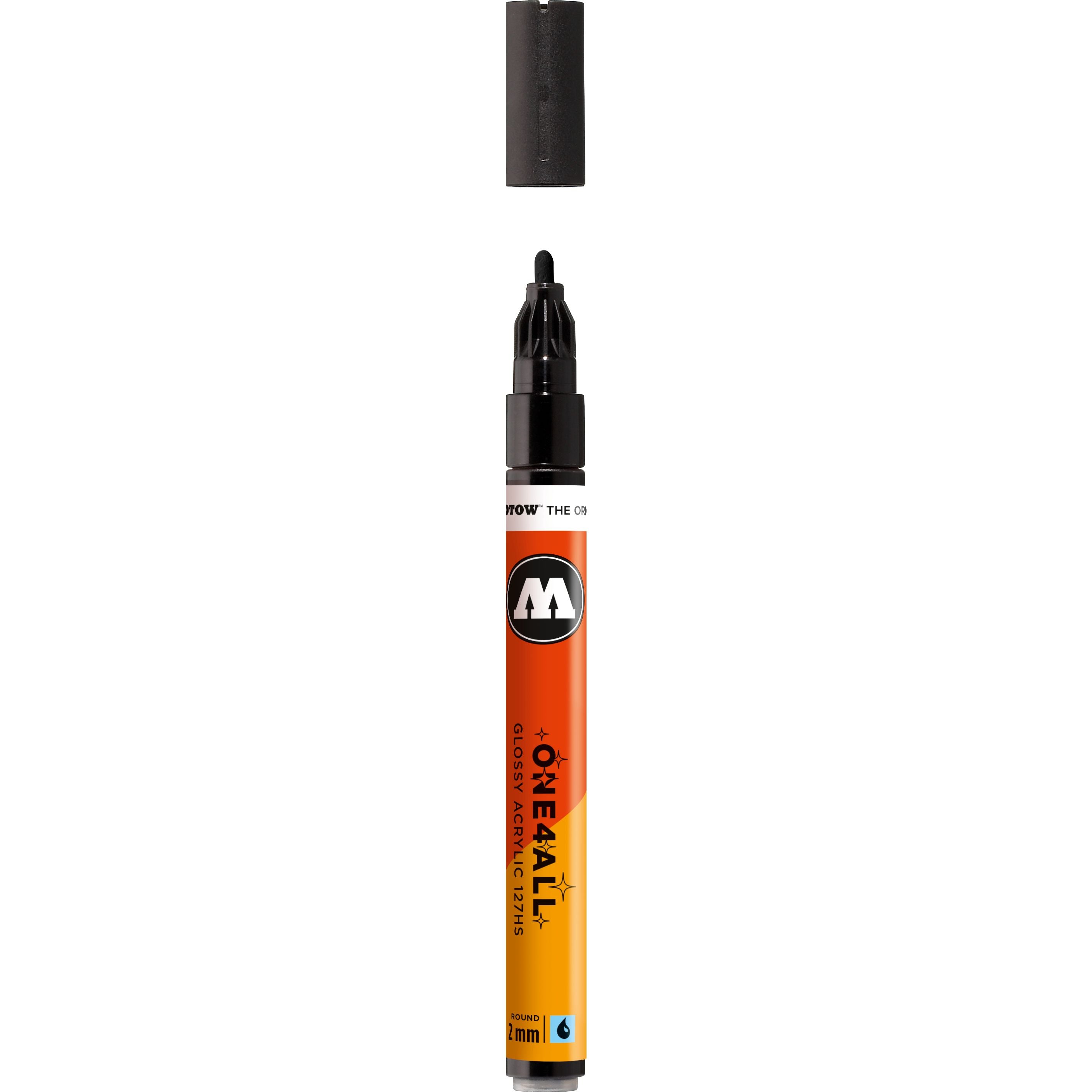 Molotow One4All Paint Marker #252 Black Glossy