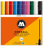 Molotow One4All Paint Marker Basic #1 2mm Set 10