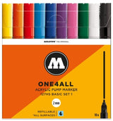 Molotow One4All Paint Marker Basic #1 2mm Set 10 SET