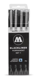 Molotow Blackliner Pen #1 Set 4 SET