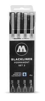 Molotow Blackliner Pen #2 Set 4 SET