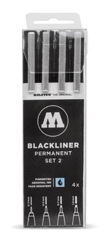Molotow Blackliner Pen #2 Set 4 SET