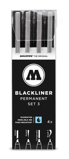 Molotow Blackliner Pen #3 Set 4