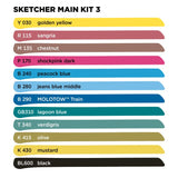 Molotow Sketcher Marker Main Kit 3 Set 12 SET