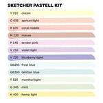 Molotow Sketcher Marker Pastel Kit Set 12