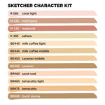 Molotow Sketcher Marker Character Kit Set 12 SET