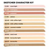 Molotow Sketcher Marker Character Kit Set 12 SET