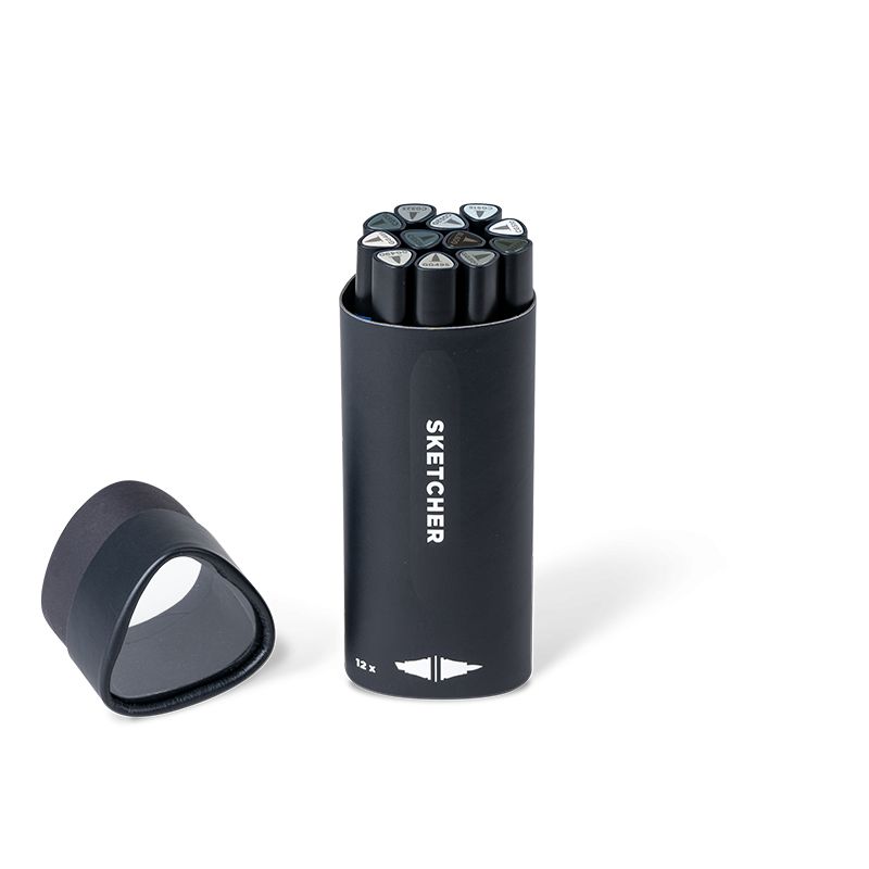 Molotow Sketcher Marker Grey Kit 2 Set 12 SET