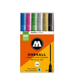 Molotow One4All Paint Marker Metallic 2mm Set 6 SET