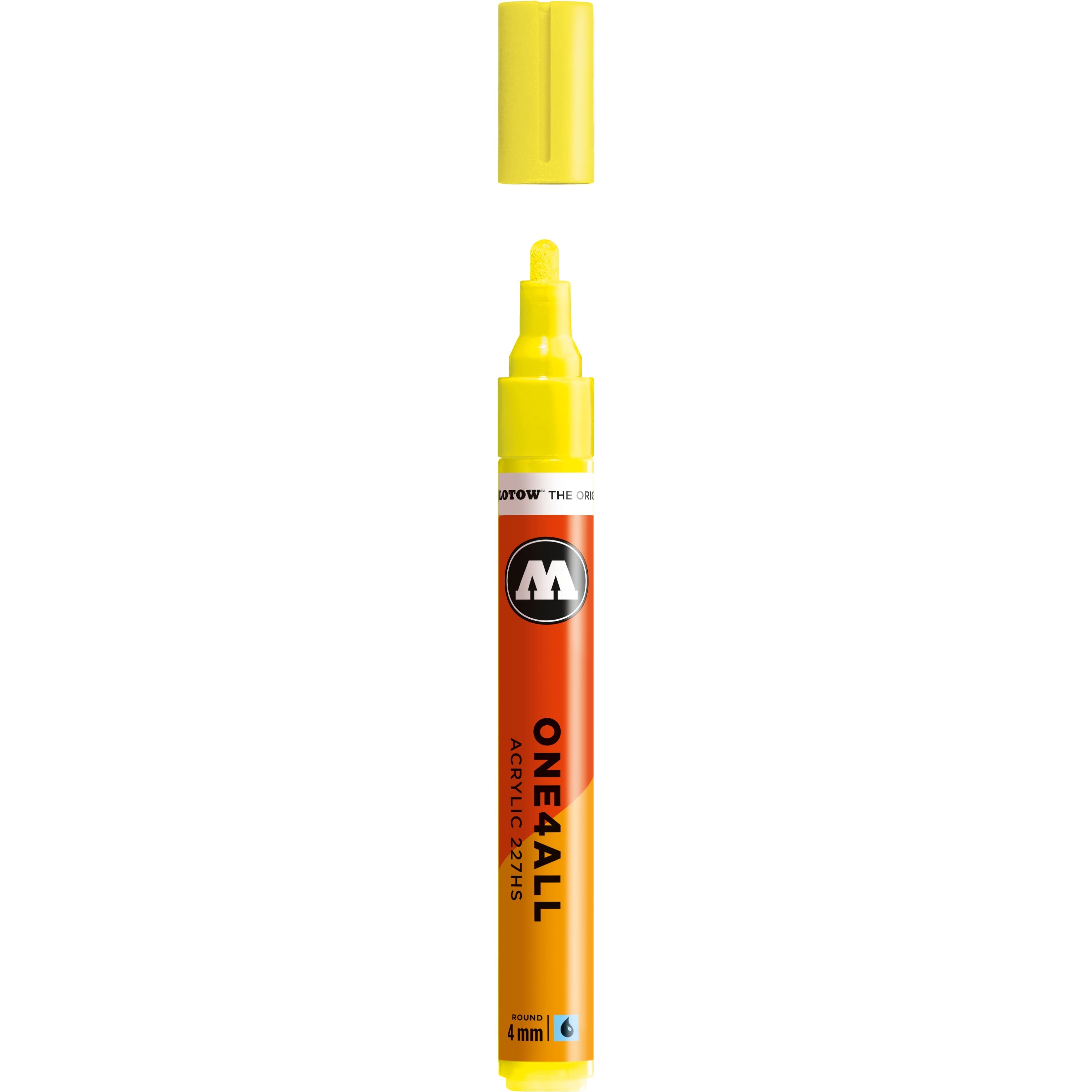 Molotow One4All Paint Marker #220 Neon Yellow Fluorescent