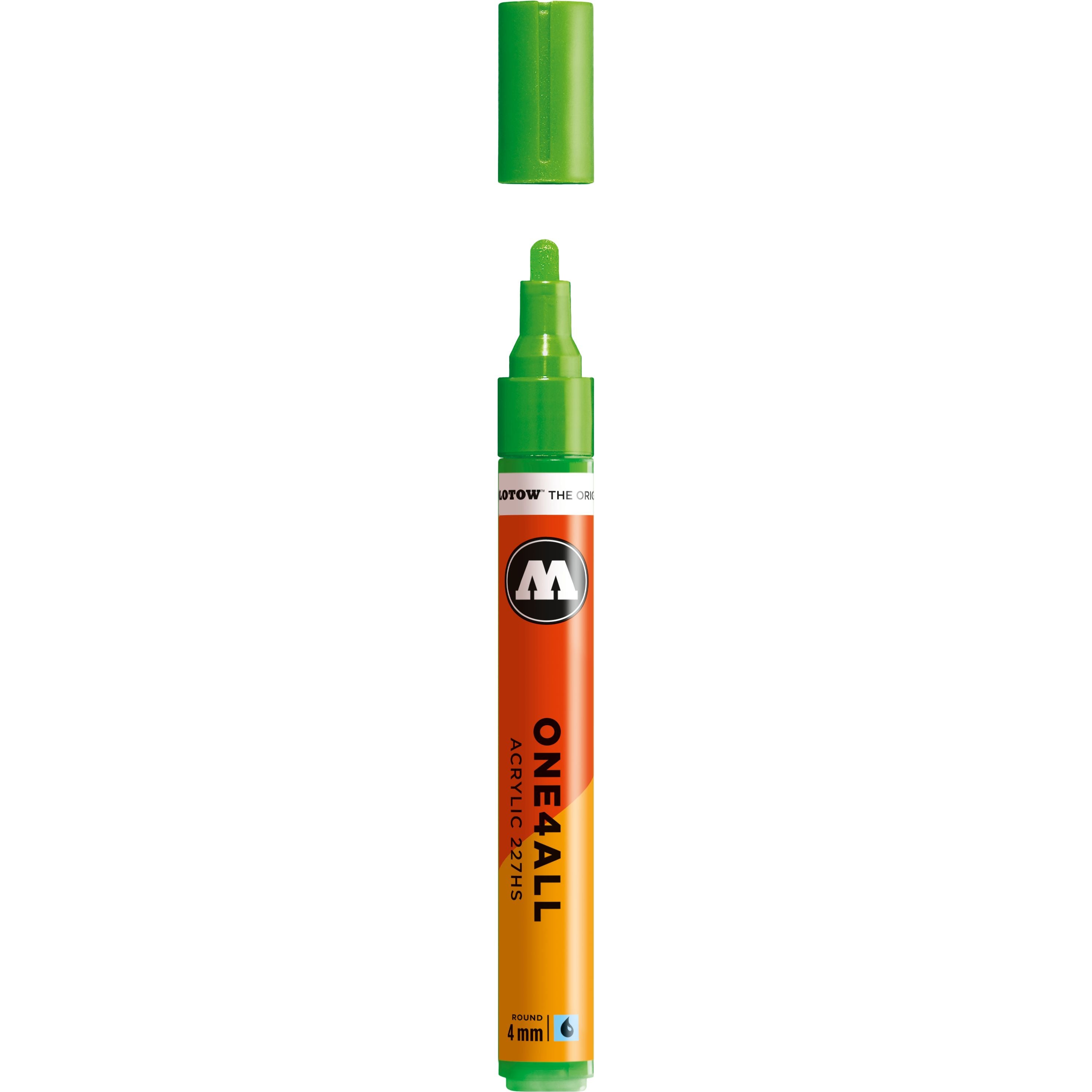 Molotow One4All Paint Marker #219 Neon Green Fluorescent