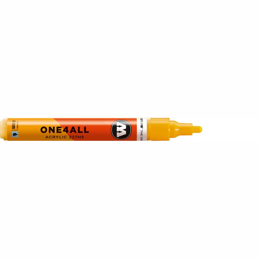 Molotow One4All Paint Marker #258 Mustard Yellow 4mm