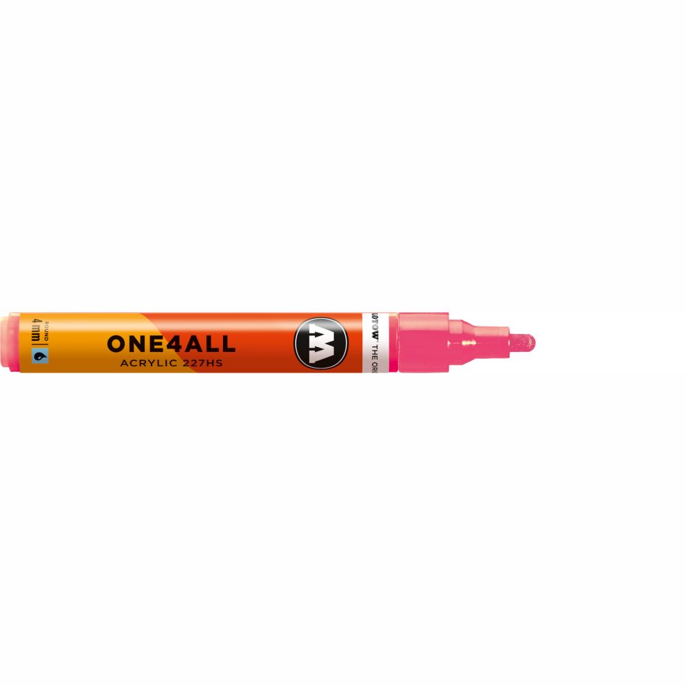 Molotow One4All Paint Marker #262 Neon Red Fluoroescent 4mm